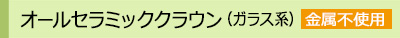 オールセラミッククラウン（ガラス系）