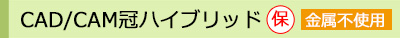 CAD/CAM冠ハイブリッド